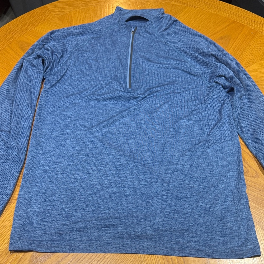 Lulu Blue Quarter-Zip Pullover
